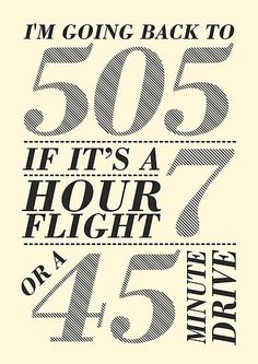 a poster with the words i'm going back to 50 it's a hour flight