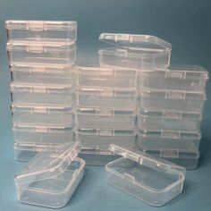 PRICES MAY VARY. Small Containers Package Quantity: you will get 20 pieces size B small plastic containers with lids, small mini clear plastic beads storage containers box with flip cover, great small clear containers with lids for storing and organizing. Size Data: the small plastic containers with lids hinged containers box measures different data to meet your varied needs. Size B measured 2.5 x 1.8 x 0.8 inches(L x W x H),weighted 9 grams, volume 4 cubic inch. Manual measured, maybe slight er Tiny Items, Clear Plastic Storage Containers, Small Plastic Containers, Plastic Containers With Lids, Organize Craft Supplies, Clear Container, Bead Storage, Plastic Container Storage, Mini Storage