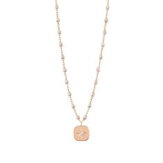 Gigi Clozeau - Miss Gigi Opal diamond necklace, Rose Gold, 16.5 Luxury Pearl Necklace With Delicate Chain, Luxury Pearl Pendant Chain Necklace, Luxury Rose Gold Pearl Chain Jewelry, Rose Gold Pearl Pendant Necklace Fine Jewelry, Fine Jewelry Rose Gold Necklace With Pearl Pendant, Rose Gold Pearl Pendant Necklace In Fine Jewelry, Rose Gold Pendant Necklace With Pearl Charm, Luxury Charm Necklaces With Diamond Accents, Rose Gold Pendant Necklace With Single Cut Diamonds