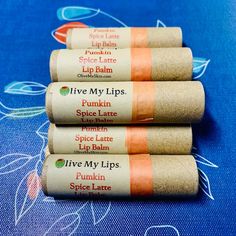 Pumpkin Spice Latte! Yes please! Limited edition lip balm for all my Pumpkin Spice lovers! 💋 Made with unrefined shea butter, olive oil & our in-house filtered beeswax! It’s the best! 🐝 All of this pure goodness is then poured into 100% compostable paper tubes! Are the tubes strong? YES! Do the tubes leak? NO! Are all of the flavors available in paper tubes? YES! Grab your before they are sold out, because when they are gone, they are gone. Unrefined Shea Butter, Pumpkin Spice Latte, Pumpkin Spice, Olive Oil, Shea Butter