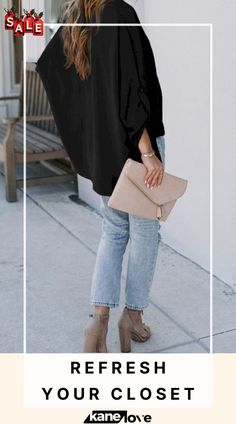 V Neck 3/4 Sleeve High Low Hem Shirt Solid Color High-low Hem Tops For Spring, Casual High-low Hem Shirt Dress For Summer, Fall High-low Hem Blouse, Relaxed Fit V-neck Tops With Frayed Hem, Boutique Stores, High Low Hem, High & Low, V Neck