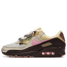 (WMNS) Nike Air Max 90 'Cuban Link' CZ0469-200 (SNKR/Retro/Women's/Air Cushion) Nike Air Max 90s, Air Max 90 Women, Air Max 90s, Retro Women, Cuban Link, Nike Air Max 90, Sneakers Fashion, Air Max, Nike Air Max