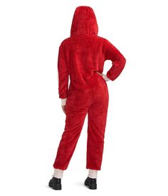 Christmas’ favorite color is back, now in the most comfortable sherpa you’ve ever wrapped yourself in. Your presents are about to be extremely jealous when they see you covered head-to-toe in the cushy Women's Red Sherpa Jumpsuit, as comfortable as it is totally Christmas. New Halloween Costumes, Tipsy Elves, Christmas Outfits Women, Halloween Costume Shop, Patriotic Outfit, Christmas Outfits, Costume Shop, Snow Suit, Suit Shop