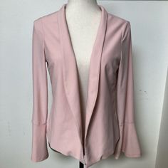 Bnwt, Excellent Condition, No Flaws Or Defects. Blush Pink Color, Perfect For Casual Wear Or A Night Out. Very Comfortable! Bell Sleeve Detail. Sleeves Approx 24”, Shoulder To Hem Approx 25”, Underarm To Underarm Approx 17”. Smoke Free Home, Sorry No Modeling Or Trades. #8 Adrianna Papell, Sleeve Detail, Blazer Suit, Pink Color, Blush Pink, Bell Sleeves, Blazer Jacket, Casual Wear, Night Out