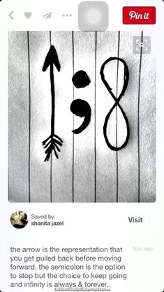 an instagramt with the words pin it and arrows drawn on it in black ink