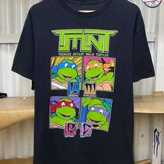 the teenage mutant turtles t - shirt on display