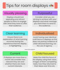 the different types of room displays for kids to use on their walls and flooring