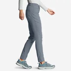 Women's Rainier Slim Straight Pants | Eddie Bauer Slim Straight Pants, Sustainable Textiles, Hiking Pants, Straight Pants, Eddie Bauer, Color Options, Outlet, Sweatpants, Pants