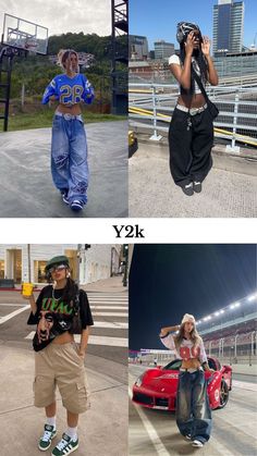 Y2k Outfits Back To School, Streetwear And Y2k, 90s Inspired Outfits Hip Hop, 90s To 2000s Outfits, 2002 Outfits Fashion, New Me Outfits, 2000s Womens Outfits, Where To Shop For Streetwear Clothes, 2000 Street Fashion