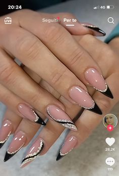 Stilleto Nails Designs, Fancy Nails Designs, Fancy Nails, Dope Nails, Acrylic Nail Designs