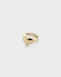 Sleek heart shaped ring, perfect for any occasion. Personalize your heart with our engraving offerings below - There's room for 3 characters. Heart Shaped Ring, Sculptural Jewelry, 3 Characters, Types Of Gold, Silver Heart Ring, Heart Shaped Rings, Gold Alloys, Ring Crafts, Silver Pieces