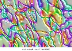 an abstract background with multicolored paint