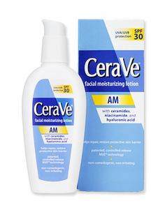 Cerave AM - InStyle Best Beauty Buys 2012 Winner - The moisturizer you need with the sunscreen included (SPF 30) - without the smell or weight of your usual sunscreen. Love it! Cerave Ultra Light Moisturizing Lotion, Cerave Daily Moisturizing Lotion, Aveeno Skin Relief Moisturizing Lotion, Cerave Ultra-light Moisturizing Lotion Spf 30, Aveeno Daily Moisturizing Lotion, Facial Lotion, Best Moisturizer, Moisturizer With Spf, Moisturizing Lotions