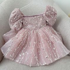 Blush Sequin Dress, First Birthday Dress, 1st Birthday Dresses, First Birthday Dresses, Dress Baby Girl, Smash Cake Photoshoot, Blush Dresses, Birthday Dress