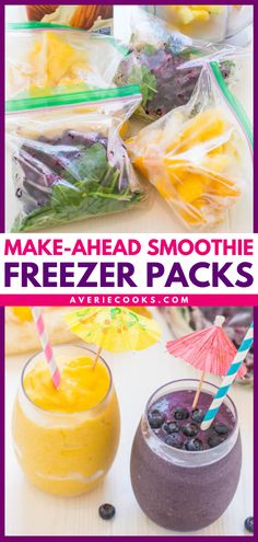 make - ahead smoothie freezer packs are the perfect way to keep your juice fresh