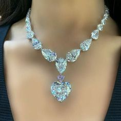 Heart Shaped Diamond Necklace, Pageant Jewelry, Pretty Heart, Dope Jewelry, Heart Shaped Diamond, Gorgeous Jewelry, Dream Jewelry, High Jewelry, Pear Cut