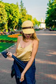 Casual Summer Fashion Straw Sun Cap Wide Brim Visior Straw | Etsy Summer Visor Bucket Hat One Size, Gold Short Brim Panama Hat For Summer, Casual Summer Straw Cap Hat, Trendy Summer Straw Cap Hat, Trendy Summer Straw Cap, Summer Straw Sun Cap, Gold Straw Hat For Summer, Straw Cap Sun Hat For Summer, Summer Gold Straw Hat