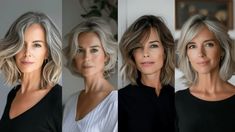 18 Sexiest Short Hairstyles for Women Over 40: Timeless Elegance and Confidence Short Bob With Bangs, Long Hair Older Women, Edgy Short Haircuts, Short Bobs With Bangs, Black Hairstyle, Bone Structure