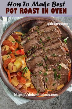 how to make pot roast in oven, how to make pot roast in the dutch oven, how to make pot roast with potatoes and carrots Pot Roast And Vegetables, Vegetables In Oven, Pot Roast With Vegetables, Roast With Potatoes And Carrots, Roast Beef With Vegetables, Pot Roast With Potatoes, Beef With Vegetables