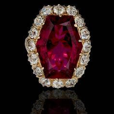 Vintage Victorian era 9K gold natural diamond and ruby amazing ring Metal: yellow gold Metal Purity: 9 k Metal Wt: 5.20 Grams Diamond Type: Natural Diamond Diamond Color: Tinted Brown Diamond Clarity: I1-I2 Diamond Cut: Good Diamond Shape: Round Diamond Wt: 2.70 Ctw Gemstone: Ruby Gemstone weight: 3.90ctw. Red Diamond Ring, Ruby Engagement Ring Vintage, Antique Ruby Ring, Ruby Ring Vintage, Ruby Ring Gold, Ruby Engagement Ring, Red Diamond, Diamond Brooch, Ruby Jewelry