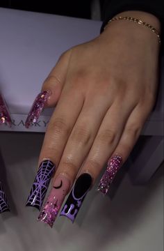 Medium Length Halloween Nails, Acrylics Aesthetic, Horror Nails, Thermal Nails, Claw Nails, Grunge Nails, Fall Acrylic Nails