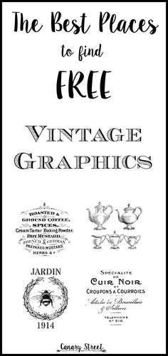 the best places to find free vintage graphics