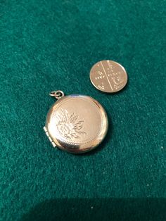 An round silver engraved locket. Engraved Locket, Silver Locket, Silver Lockets, Locket Necklace, Locket, United Kingdom, Beauty Book, Etsy Accessories, Jewelry Necklaces