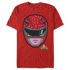 It's morphin' time! Morph into your favorite superheroes with an officially licensed Power Rangers style! The popular television series, with iconic characters like the Red Ranger and the Yellow Ranger, are portrayed across these awesome Hasbro tees, tanks, and more. Size: xl. Gender: male. Age Group: adult. Pattern: Shapes. Material: Cotton. Red Superhero T-shirt With Character Print, Red Superhero T-shirt With Short Sleeves, Red Superhero Short Sleeve T-shirt, Superhero Character Print Red T-shirt, Red Superhero Character Print T-shirt, Red Themed Fan Merchandise T-shirt, Red Crew Neck T-shirt For Fan Conventions, Red Pre-shrunk T-shirt For Fan Conventions, Red Pop Culture T-shirt With Front Print