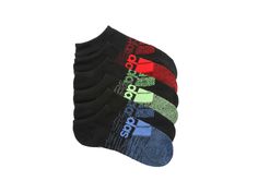 adidas-Superlite Kids' No Show Socks - 6 Pack Stay active in the Superlite no-show socks from adidas. With a lightweight design, targeted cushioning, and moisture-wicking yarn, this pack will keep little ones feeling fun and refreshed all day. Casual Black Socks For Sports Events, Casual Black Adidas Socks, Adidas Casual Black Socks, Sporty Adidas Socks For Sports, Sporty Black Go-dry Socks, Adidas Sporty Socks For Sports, Black Sports Socks, Black Non-slip Socks For Sports Events, Black Go-dry Sporty Socks