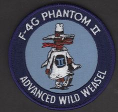 an embroidered patch with the words, eag phantom rp advanced wild west