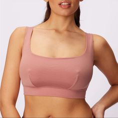 Parade Cloud Scoop Bralette Supersoft - Hot Honey - Size 2, New! Comes With Original Baggie, Parade Doesn’t Do Tags! Fitted Scoop Neck Bra For Loungewear, Scoop Neck Bra With Removable Pads For Loungewear, Light Support Scoop Neck Bra For Loungewear, Scoop Neck Bra With Light Support For Loungewear, Wide Straps Sports Bra With Built-in Bra For Loungewear, Light Support Scoop Neck Bra, Solid Color Scoop Neck Bra With Light Support, Workout Bra With Removable Pads And Scoop Neck, Pink Bra-friendly Scoop Neck Crop Top