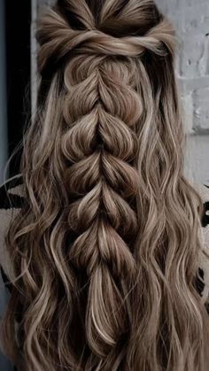 Prom Hairstyles For Short Hair, Cute Braided Hairstyles, Fast Hairstyles, Cute Hairstyles For Medium Hair, Hair Stylies, Hairdo For Long Hair