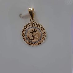 Om Pendent, Unique Gold Jewelry Designs, Locket Jewelry, Locket Design, Om Pendant, New Gold Jewellery Designs, Gold Earrings Models