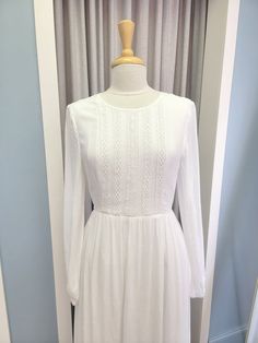 Lace Sparkle Womens LDS Temple Dress – Dressed in White White Temple Dress, Lds Temple Dress, Dressed In White, Elegant White Dress, White Temple, Temple Dress, Trim Work, Lds Temple, Lds Temples