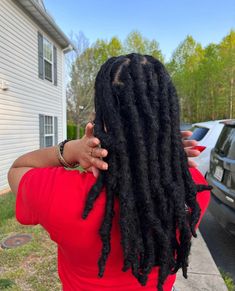 Thick Dreadlock Hairstyles, Thick Dreadlocks, Nubian Locs, Dyed Dreads, Long Locs, Locs Styles, Loc Inspiration, Hairstyles Inspiration