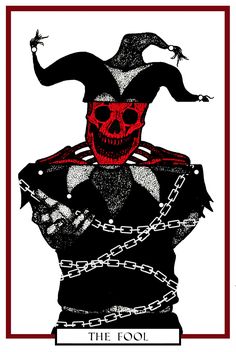 a black and red poster with a skull on it