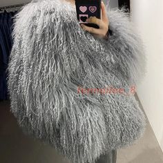 Women 100% Real Mongolian Lamb Fur Coat Curly Long Fur Short Jacket Warm Outwear | eBay Mongolian Lamb Fur Coat, Stylish Winter Coats, Mongolian Lamb, Winter Coats, Short Jacket, Winter Coat, Vest Jacket, Fur Coat, Women Accessories