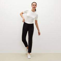 The Colby Jogger—OrigamiTech - Black | M.M.LaFleur Pant Inspiration, Minimalist Clothes, Travel Pants, Fashion Joggers, Silhouette Machine, Colby, First Look, Nba, Normcore