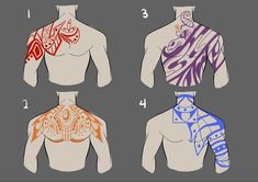 Magic Markings Art, Character Design Markings, Fantasy Skin Markings, Body Markings Art, Body Marks Drawing, Ocs With Tattoos, How To Draw Tattoos On Characters, Dnd Tattoo Character, Body Markings Character Design