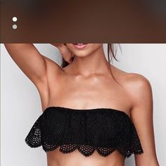 Black Lace, Victorias Secret Bralette. Black Lace Strapless And Comes With Straps. Size Small Elegant Black Tube Top For Beach, Elegant Black Tube Top For The Beach, Elegant Strapless Crop Top For Beach, Summer Bandeau Crop Top For Party, Black Fitted Summer Tube Top, Elegant Black Crop Top For Beach, Elegant Black Crop Top For The Beach, Victoria's Secret Summer Crop Top, Victoria's Secret Evening Top For Summer