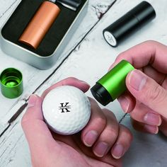 ✨Make your golf ball's unique mark with a custom design. Use custom logos, initials or symbols to create a personalised imprint on your golf ball. Golf ball marker stamps add a unique custom logo to your game. ✨TWO customisation options (2 choose 1): 01: If you prefer the designs I have provided, i.e. the K-01 to K-60 series, please enter the design number and your desired text in the personalisation box. For example, K-01, G U 02: If you already have a logo, please send me a logo image or pdf f Custom Golf Balls, Ball Accessories, Golf Ball Crafts, Personalized Golf Gifts, Golf Gifts For Men, Golf Design, Golf Ball Markers, Design Number, Personalized Golf