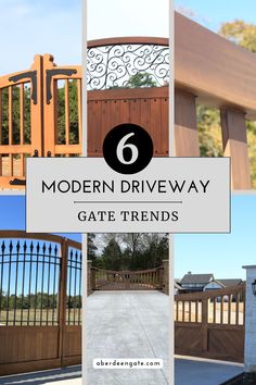 the 6 modern driveway gate designs that are perfect for any homeowner's