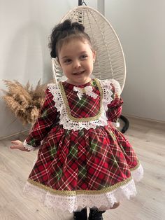 Wouldn't you like to give this beautiful dress that I specially prepared for your Christmas celebrations a chance? Better than welcoming the Holiday Season in style, this Gorgeous Dresses is specially made to make your little Girl shine. Christmas will be unforgettable for our beautiful girls. Detail: - Our dresses is specially made from cotton plaid fabric. - Absolutely does not irritate the skin. Your children will feel very comfortable with the dresses. - It is fully lined. -You can order our Cute Christmas Princess Dress For Holiday, Festive Long Sleeve Christmas Princess Dress, Cute Princess Dress For Christmas, Cute Christmas Princess Dress For Festive Occasion, Red Princess Dress For Festive Holidays, Cute Long Sleeve Christmas Holiday Dress, Cute Christmas Princess Dress, Red Princess Dress For Dress-up At Christmas, Red Princess Dress For Winter Holiday