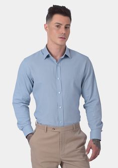 Combining supreme style and comfort this maya blue linen shirt has it all. Its versatile too, dress it up or down. Fitted Linen Dress Shirt For Spring, Blue Linen Shirt With Relaxed Fit, Fitted Blue Linen Shirt, Fitted Linen Business Shirt, Light Blue Linen Button-up Shirt, Classic Blue Linen Shirt, Blue Linen Tops For Business Casual, Business Linen Button-up Tops, Linen Button-up Tops For Business