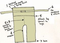 the diagram shows how to measure your pants for size and height, as well as measurements