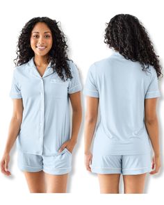 PRICES MAY VARY. SOFT FABRIC - Designed to wear before, during, and after your pregnancy. The sleek fabric is gentle on mom and baby’s sensitive skin and adds a touch of elegance to your maternity and postpartum wardrobe. COMFORTABLE AND STYLISH - This classic button down pajama set features a timeless design updated with fashionable details including delicate piping, notched collar, and pockets. IDEAL FOR POSTPARTUM AND NURSING - The short-sleeve top has easy, button-down nursing access and ope Postpartum Wardrobe, Maternity Pajama Set, Nursing Pajama Set, Maternity Nursing Pajamas, Nursing Pajamas, Maternity Pajamas, Classic Pajamas, Skin To Skin, Maternity Nursing