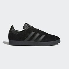 adidas Shop the Gazelle Shoes - Black at adidas.com/us! See all the styles and colors of Gazelle Shoes - Black at the official adidas online shop. Black Gazelles, Adidas Gazelle Black, Best Sandals For Men, Adidas Gazelle Shoes, Gazelle Shoes, Mens Lifestyle, Travel Shoes, Swag Shoes, Best Sneakers