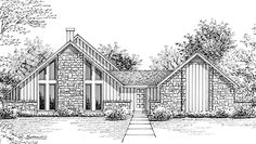 this is the front elevation of these house plans