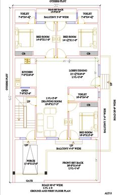 the floor plan for a house with three rooms