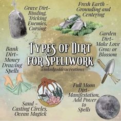 Dirt Witchcraft, Moon Spirit, Wicca Recipes, Hoodoo Magic, Witchy Tips, Moon Rituals, Green Witchcraft